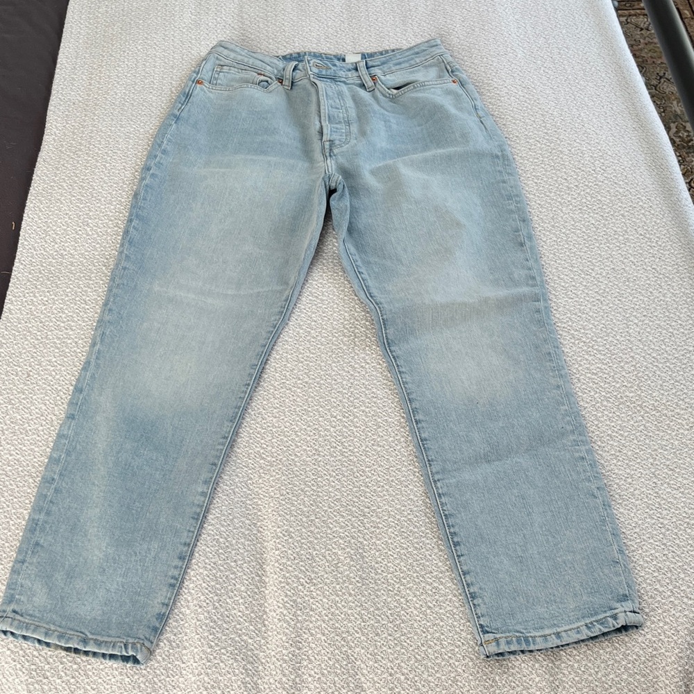 H&M Light Blue High Waisted Mom Jeans